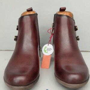 PIKOLINOS Burgundy Ankle Booties NWT